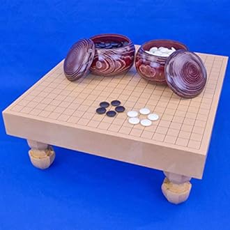 Amazon.co.jp: 将碁屋: 足付碁盤セット
