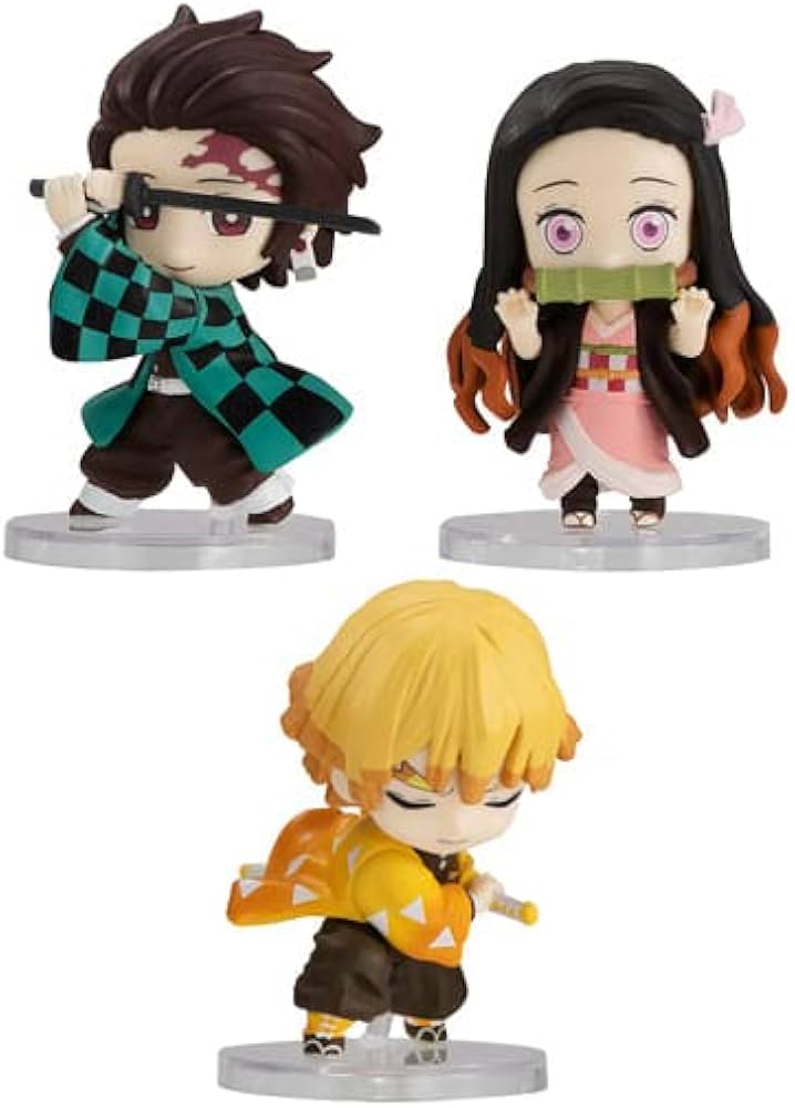 Amazon.co.jp: ちまっ！きゃら 鬼滅の刃1 全3種 炭治郎 禰豆子 善逸