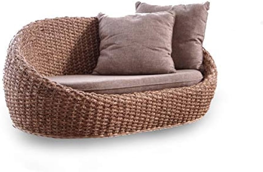 Amazon｜アジアン家具 エスニック ウォーターヒヤシンス ソファー 二人