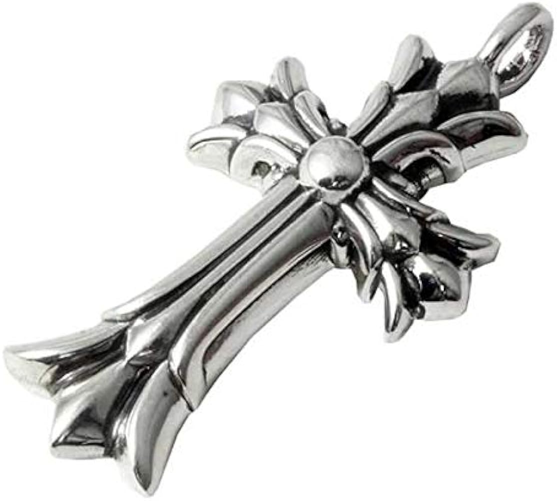 Amazon | クロムハーツ ペンダント ダブル CHクロス チャーム