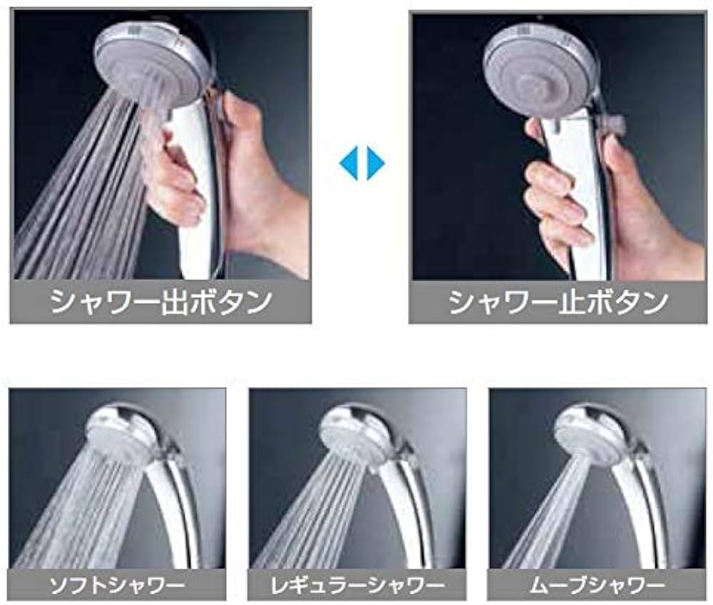 Amazon | KVK 3WAYワンストップシャワーヘッド(減圧装置付) Z980