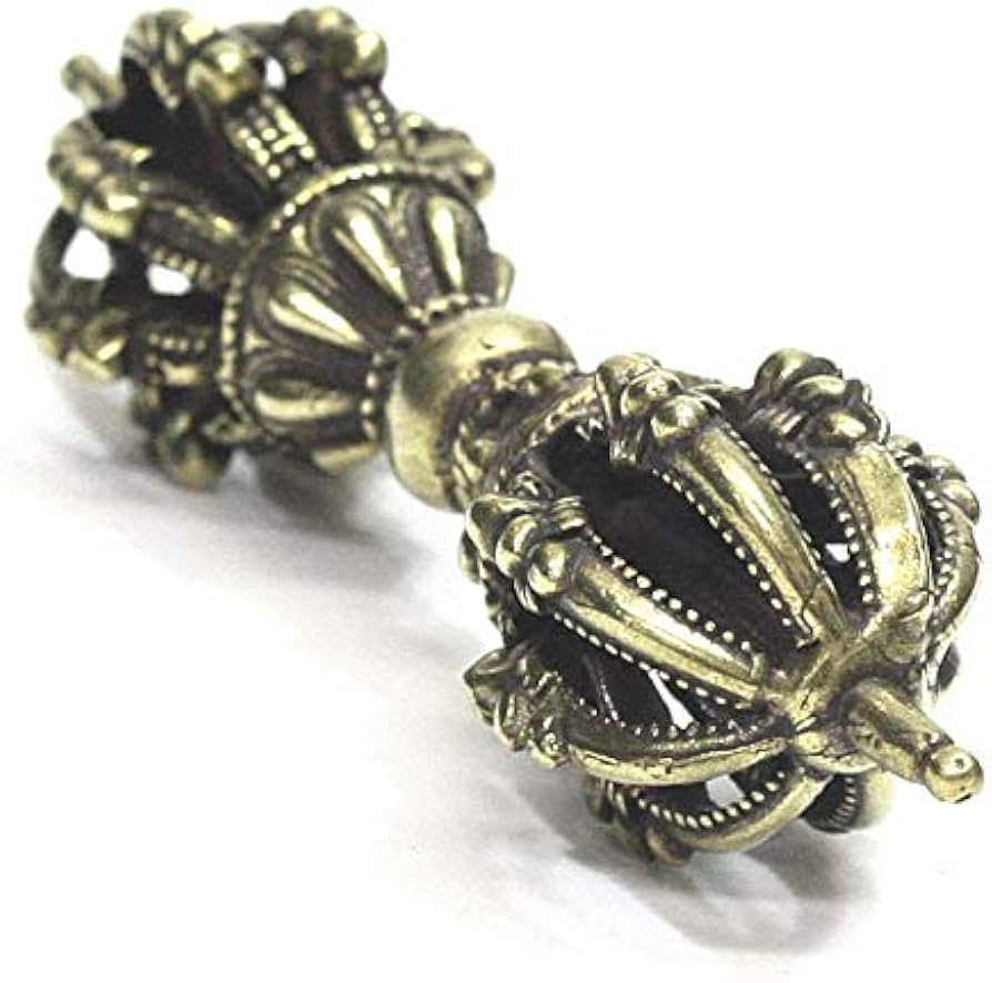 Amazon｜密教法具 九鈷杵 金剛杵 バジュラ 真鍮 ヴァジュラ ドルジェ