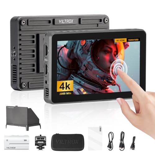 Amazon | VILTROX DC-X2 6インチ 2000nits タッチスクリーン カメラ