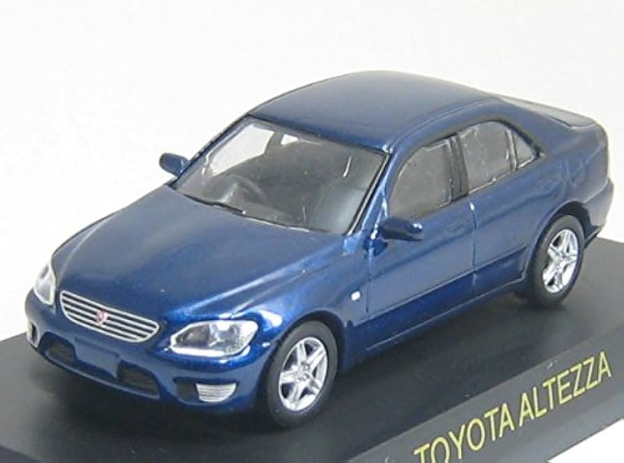 Amazon.co.jp: 京商1/64 トヨタ アルテッツァ ダークブルー ミニカー