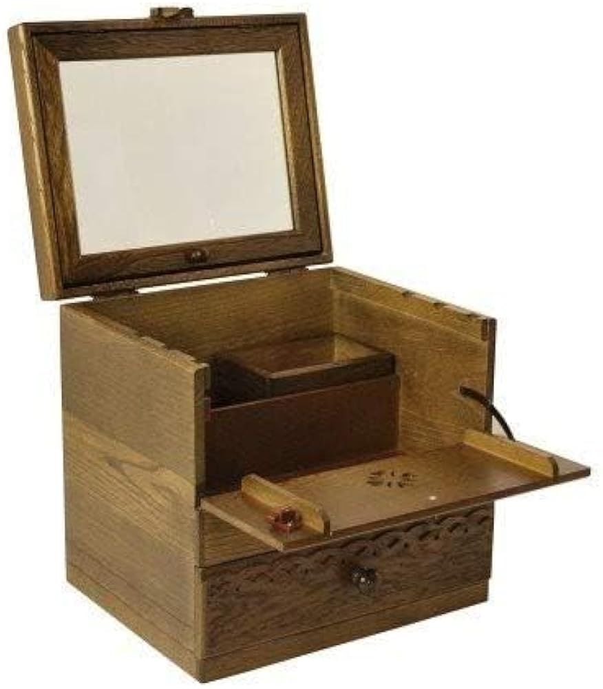 Amazon.co.jp: ウッドギャラリー樹 Alice メイクボックス