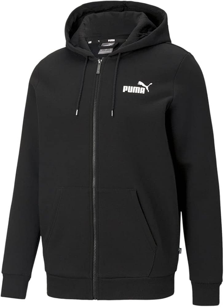 PUMA mens Essentials Full Zip Fleece Hoodie Hooded Sweatshirt