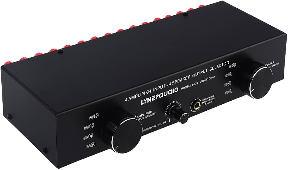 Amazon.co.jp: 4 in 4 out パッシブアンプ・スピーカーセレクター