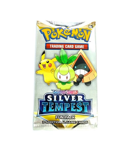 Amazon.com: Pokemon TCG: Sword & Shield - Silver Tempest Fun Pack
