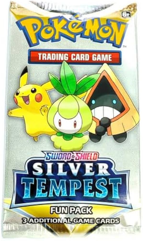 Amazon.com: Pokemon TCG: Sword & Shield - Silver Tempest Fun Pack
