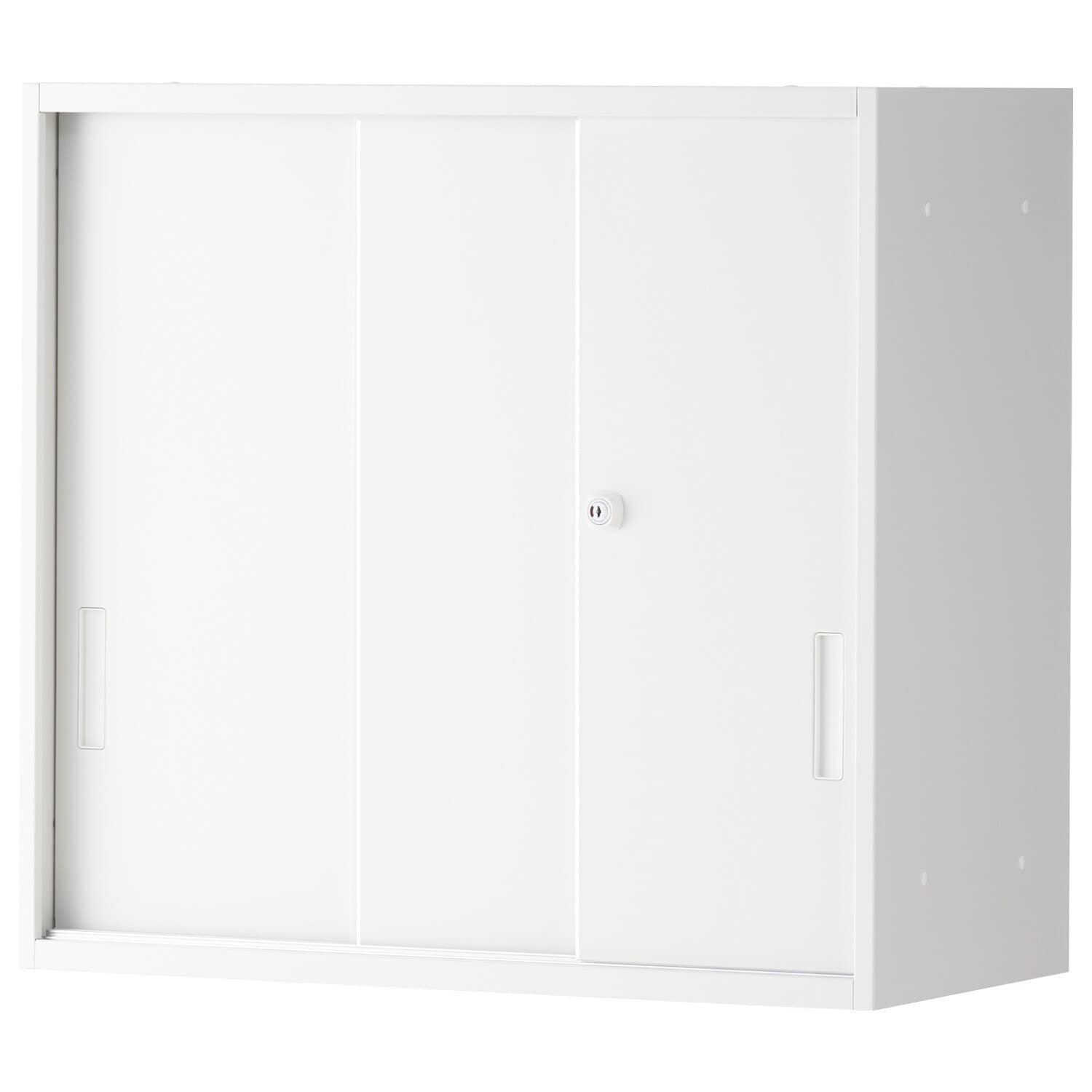 Amazon.co.jp: オフィスコム 法人様向け 鍵付きキャビネット 3枚引戸