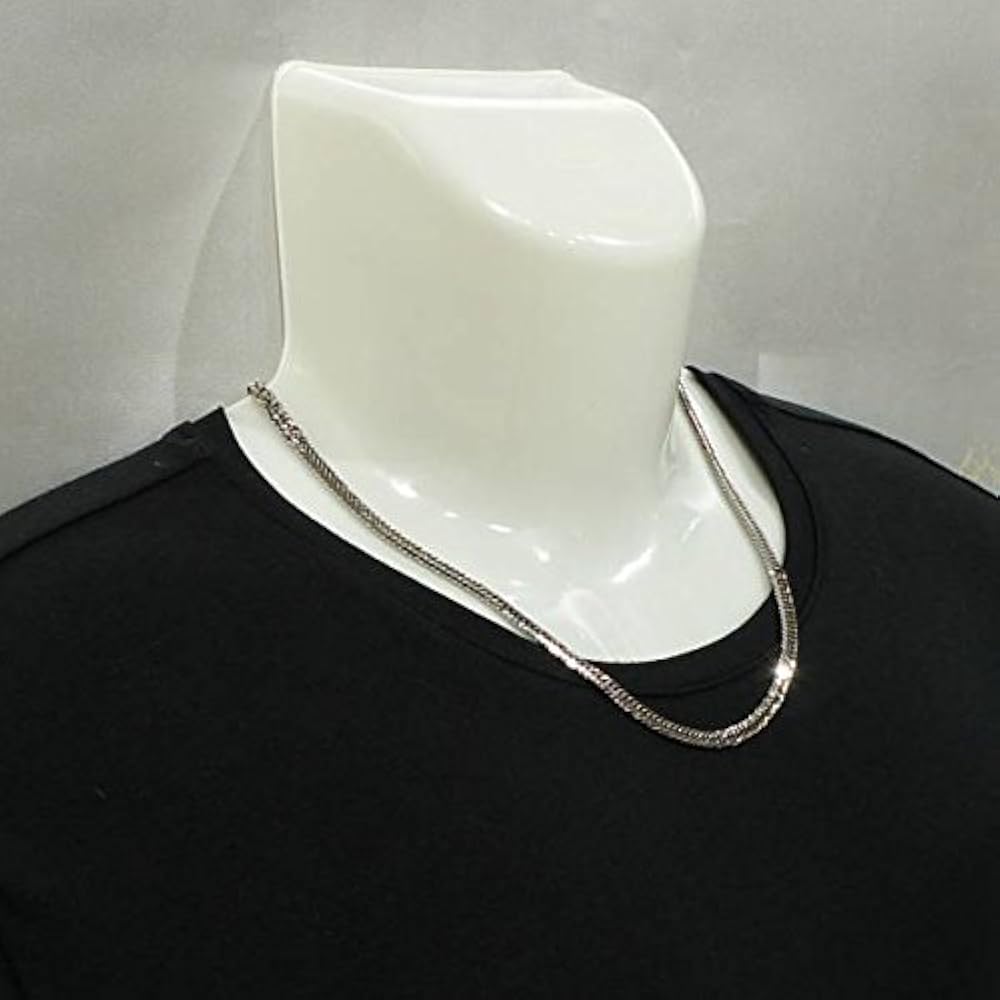 Amazon | [T TRIDEA JEWELRY] SV925 シルバー 12面 トリプル 喜平