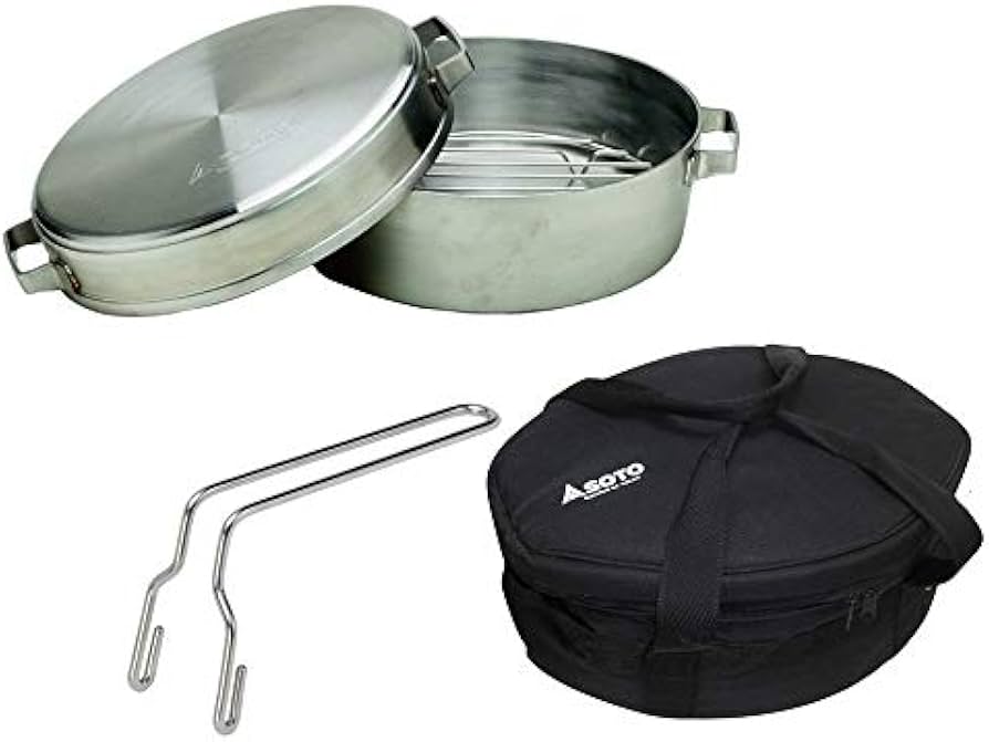 Amazon.co.jp: SOTO ステンレスダッチオーブン（10インチデュアル）ST
