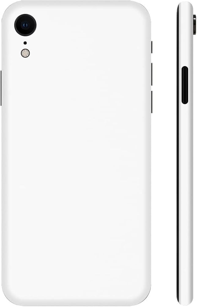 Amazon | wraplus スキンシール iPhoneXR 対応 [ホワイト] 全面 保護