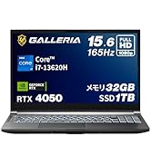 Amazon.co.jp: ガレリア ゲーミングノートPC 【 RTX 3050 / Core i7