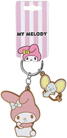 Bioworld Chaveiro My Melody Flat & My Melody Character Charms