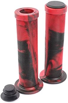 Amazon | KHE Acme 2TONE BMX グリップ 130mm フランジ付き ブラック