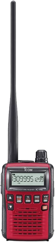 Amazon | アイコム ハンディレシーバー IC-R6 (メタリックレッド
