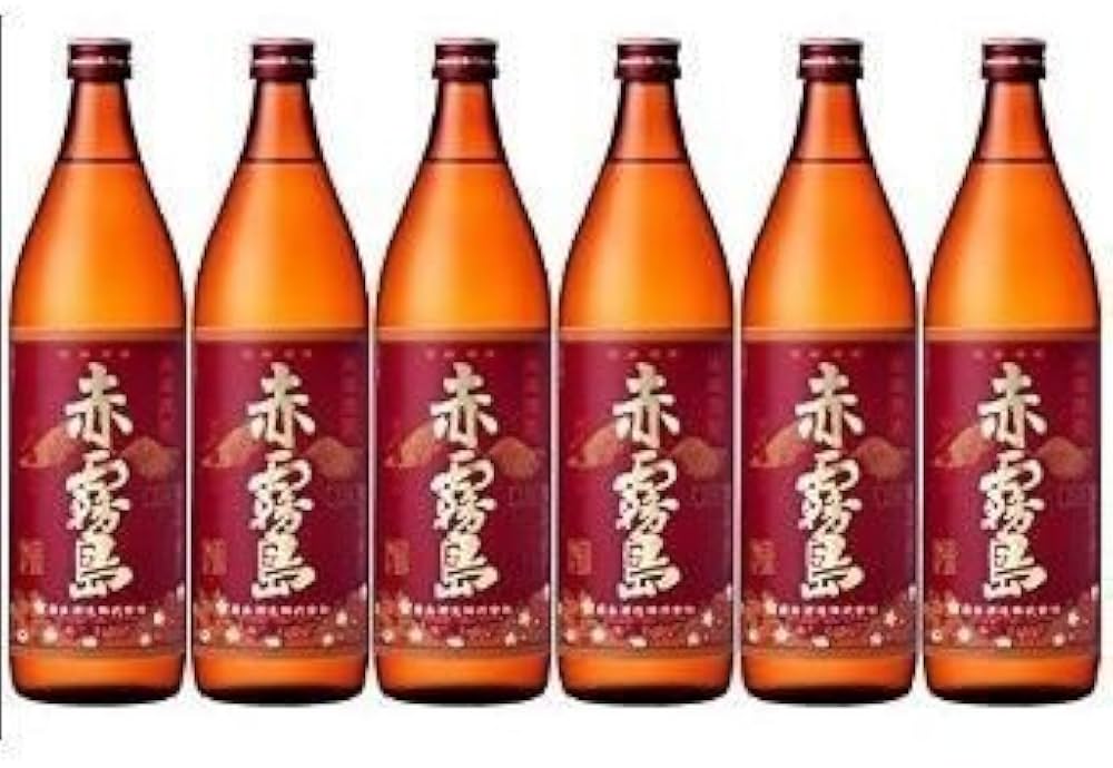 Amazon.co.jp: 赤霧島900ml 25°霧島酒造 6本セット : 食品・飲料・お酒