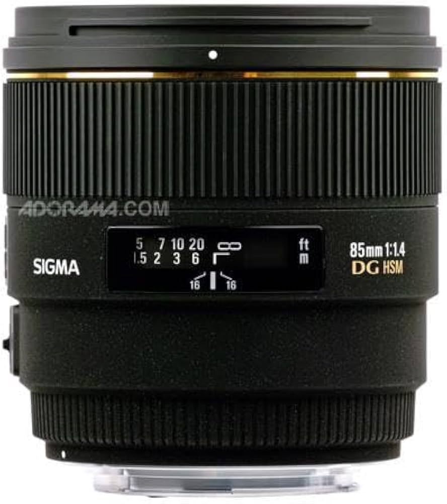 Amazon.com : Sigma 85mm f/1.4 EX DG HSM Large Aperture Medium
