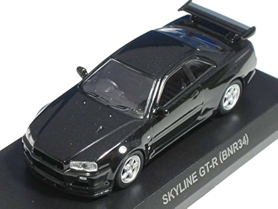 京商1/64 SKYLINE GT-R BNR34 リミテッドコレクション 京商 1/64 日産 スカイライン GT-R BNR34 イエロー シークレット & NEO