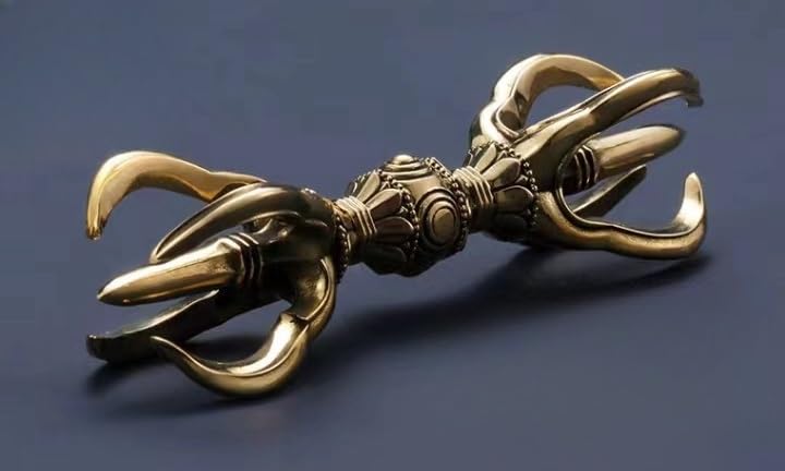 Amazon｜五鈷杵 金剛鈴 法具仏具 鍮製 寺院用仏具 前具 真鍮仏具 魔