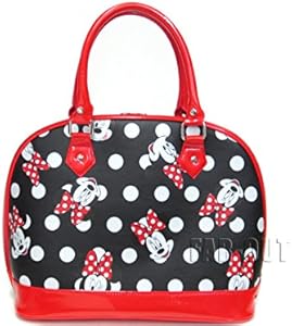 Amazon | [Loungefly] ミニーマウス ブラックベース・ポルカドット