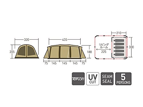 Amazon | ogawa(オガワ) テント アーチ アポロン [5人用] 2774 | ogawa