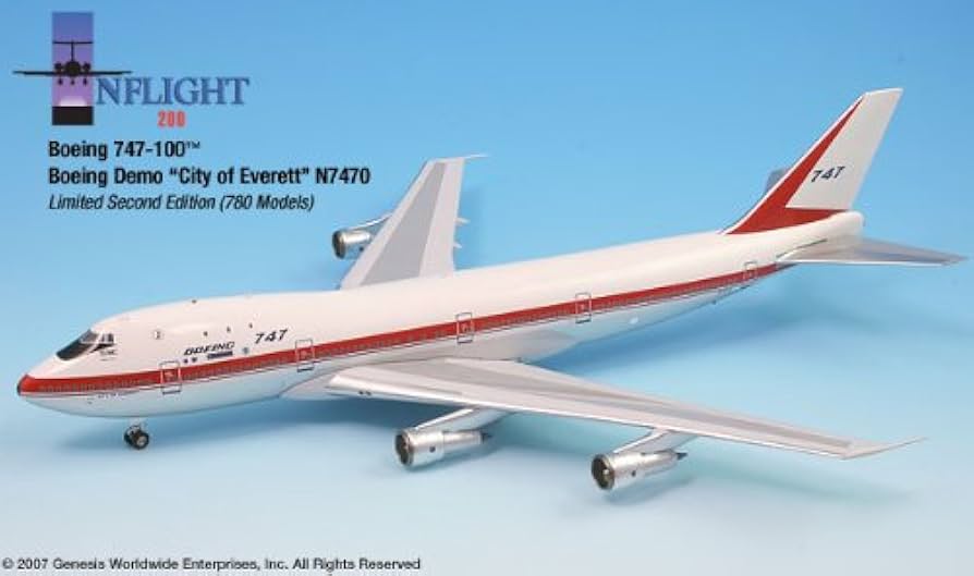 Amazon | デモ シティ オブ エバレット リバリー ボーイング 747-100