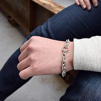 Amazon | [SAAD] サード アラベスク シルバー925チェーンブレスレット