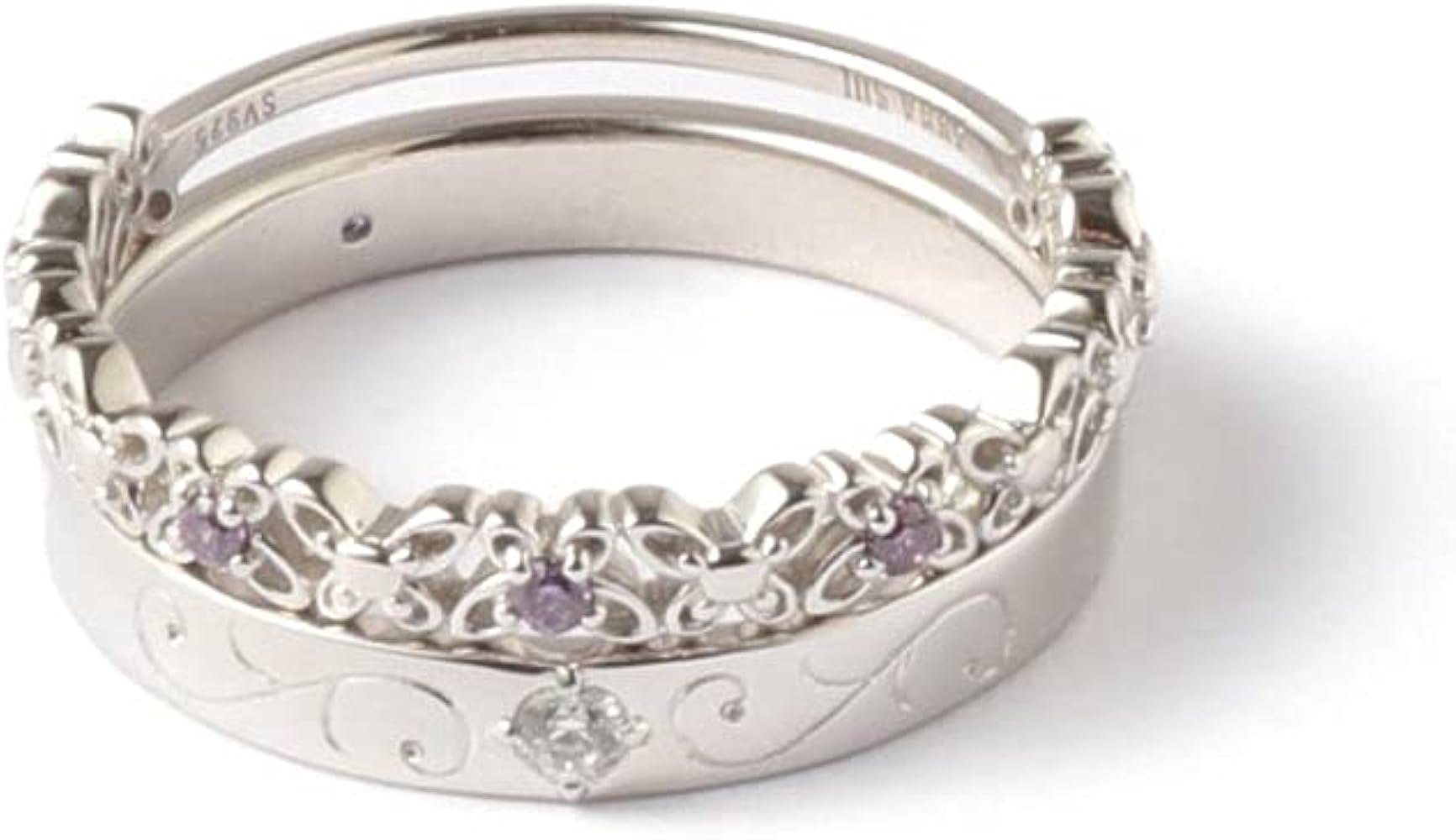 Amazon.co.jp: [ANNA SUI] [アナスイ]シルバー925 ロゴ 蝶モチーフ 2本