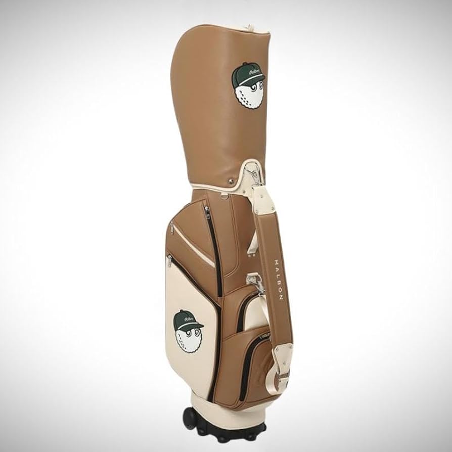 Amazon.co.jp: マルボンゴルフ キャディバッグ キャスター型 茶色