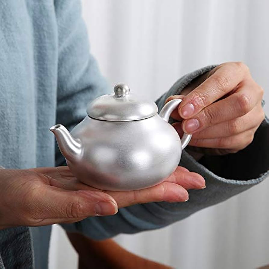 Amazon | シルバーポット手作り西師ポット家庭用小型シルバー