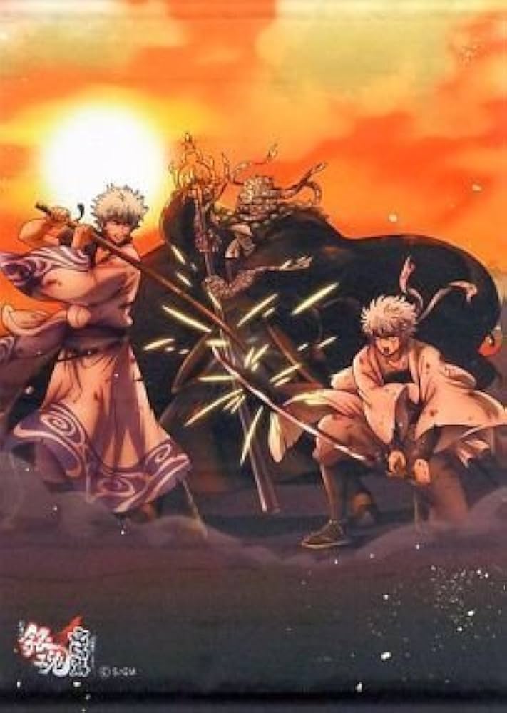 Amazon.co.jp: 坂田銀時＆白夜叉＆魘魅 三位一体タペストリー 「劇場版