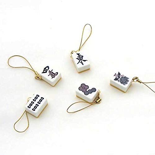 Amazon | 手打ち国産麻雀牌 くずれにくいアール牌 天和 青（白点棒付