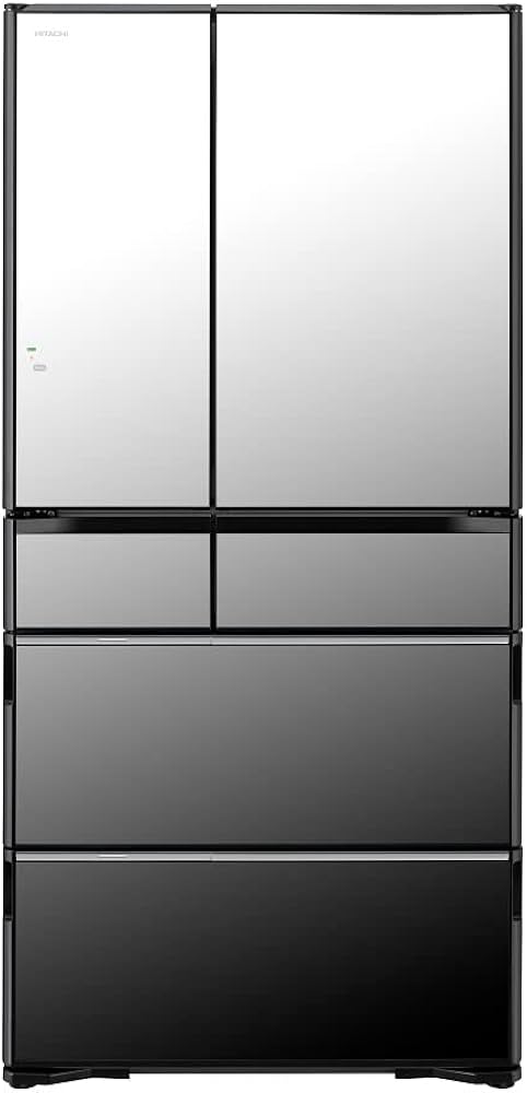 Amazon.co.jp: 日立 冷蔵庫 幅88cm 735L クリスタルミラー R-WXC74T X