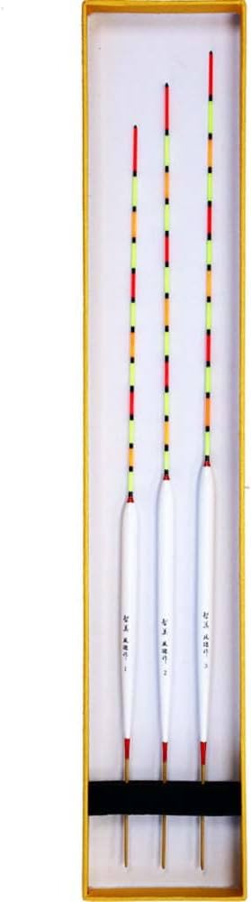 Amazon | バルサ へら浮き パイプトップ 竹足 ヘラウキ 3本セット 全長