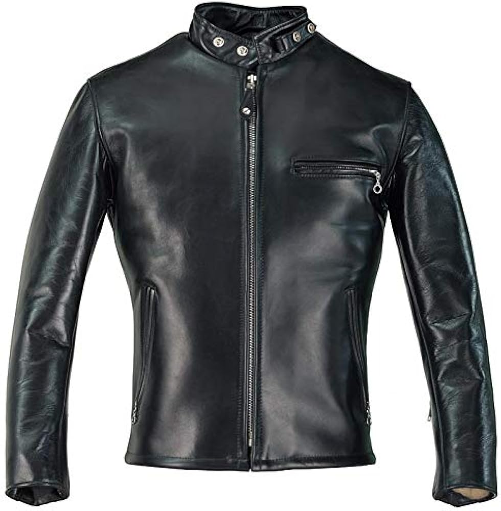 Amazon | Schott シングルライダースジャケット641HH (36(S), ブラック