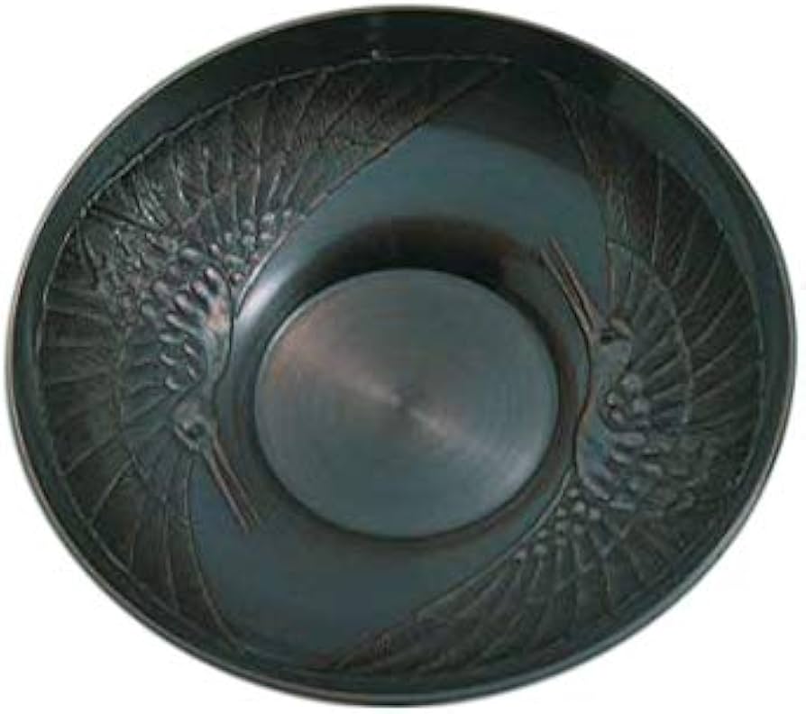 Amazon.co.jp: 新光金属(Sinkoukinzoku) 茶托 黒銅仕上げ 108φ×18Hmm