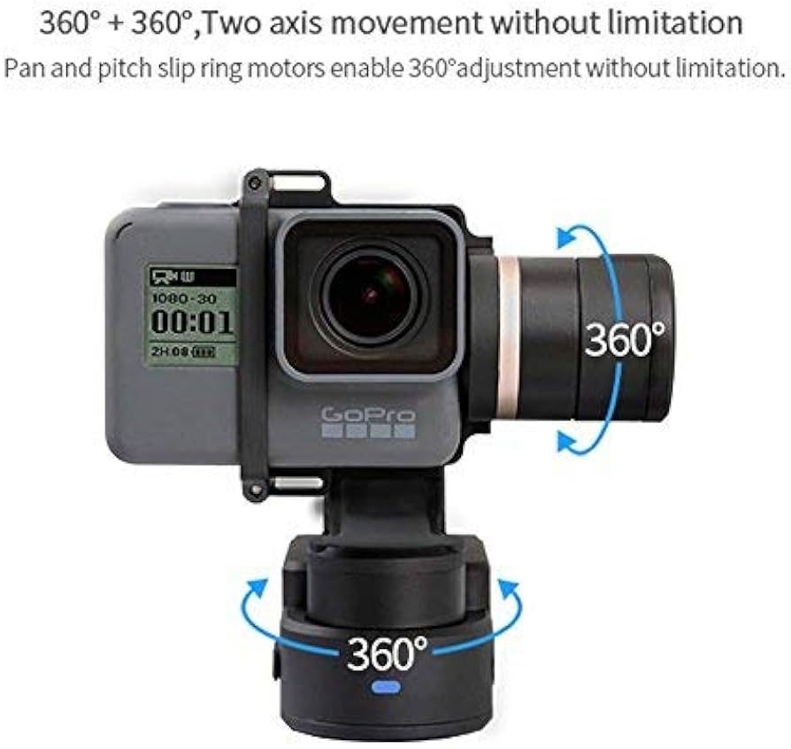 Amazon | Feiyu Tech WG2 3軸ウェアラブルジンバルIP67防水