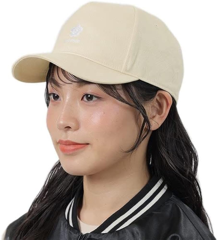 Amazon | [マリークワント] ロゴエンブロ キャップ アイボリー FREE