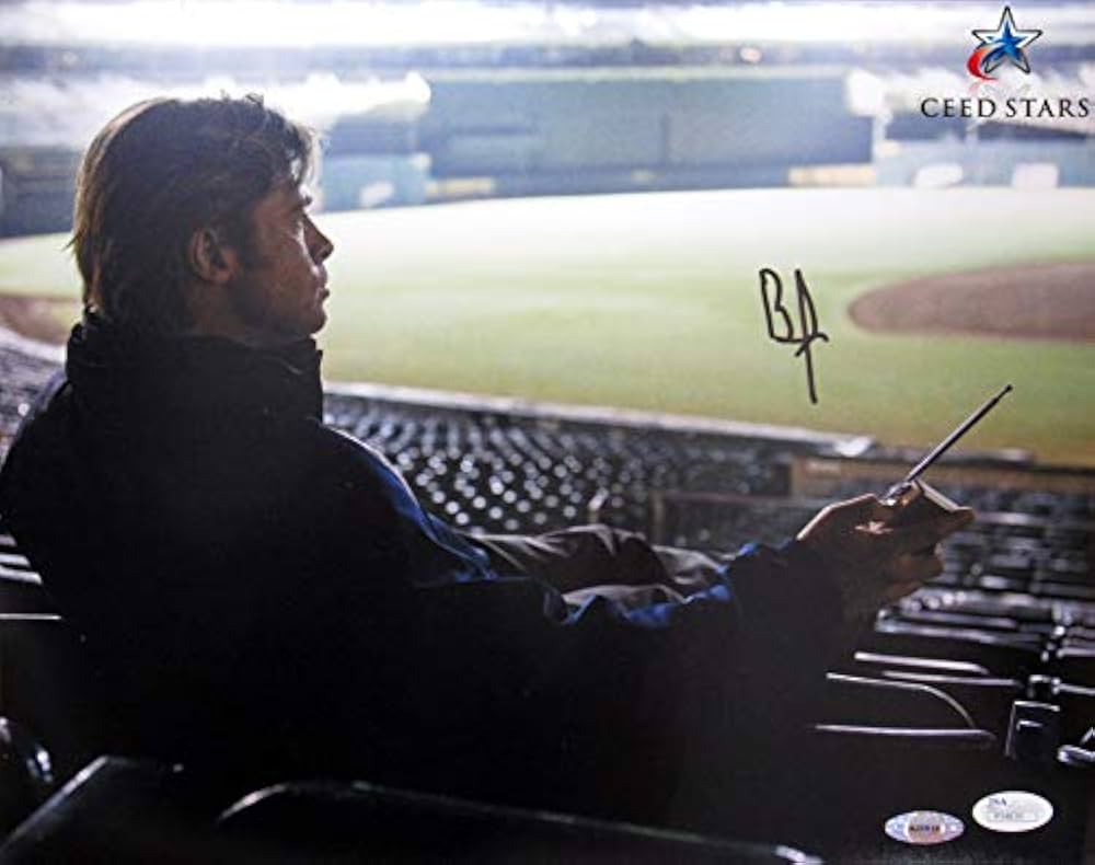 Amazon.co.jp: ブラッド・ピット 直筆 サイン 11×14 ポスター JSA社