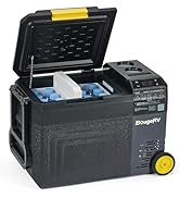 Amazon.co.jp: BougeRV 車載冷蔵庫 ポータブル冷蔵庫 車載冷蔵冷凍庫