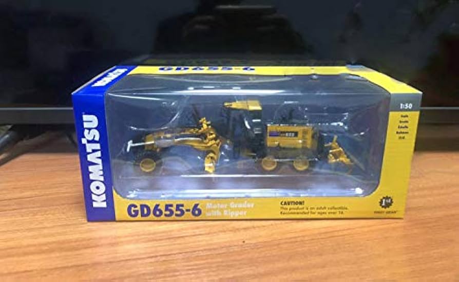 Amazon.co.jp: FloZ コマツ GD655-6 モーターグレーダー リッパー付き