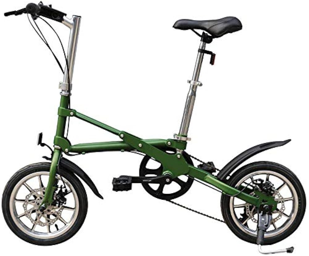 Amazon | YZBIKE 14インチ ミニベロ 折りたたみ自転車 シマノ7段変速