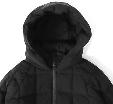 Amazon.co.jp: [ダントン] フード付き スクエアキルト Aライン ダウン