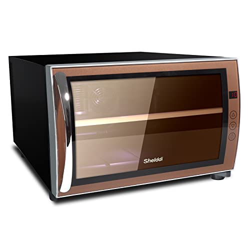 Shelddi - 小型冷蔵庫 23L 静音 おしゃれ 省エネ ミニ電子冷蔵庫