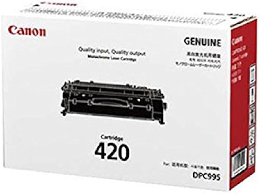 Amazon.co.jp: トナーカートリッジ420 純正(キャノン)(DPC995