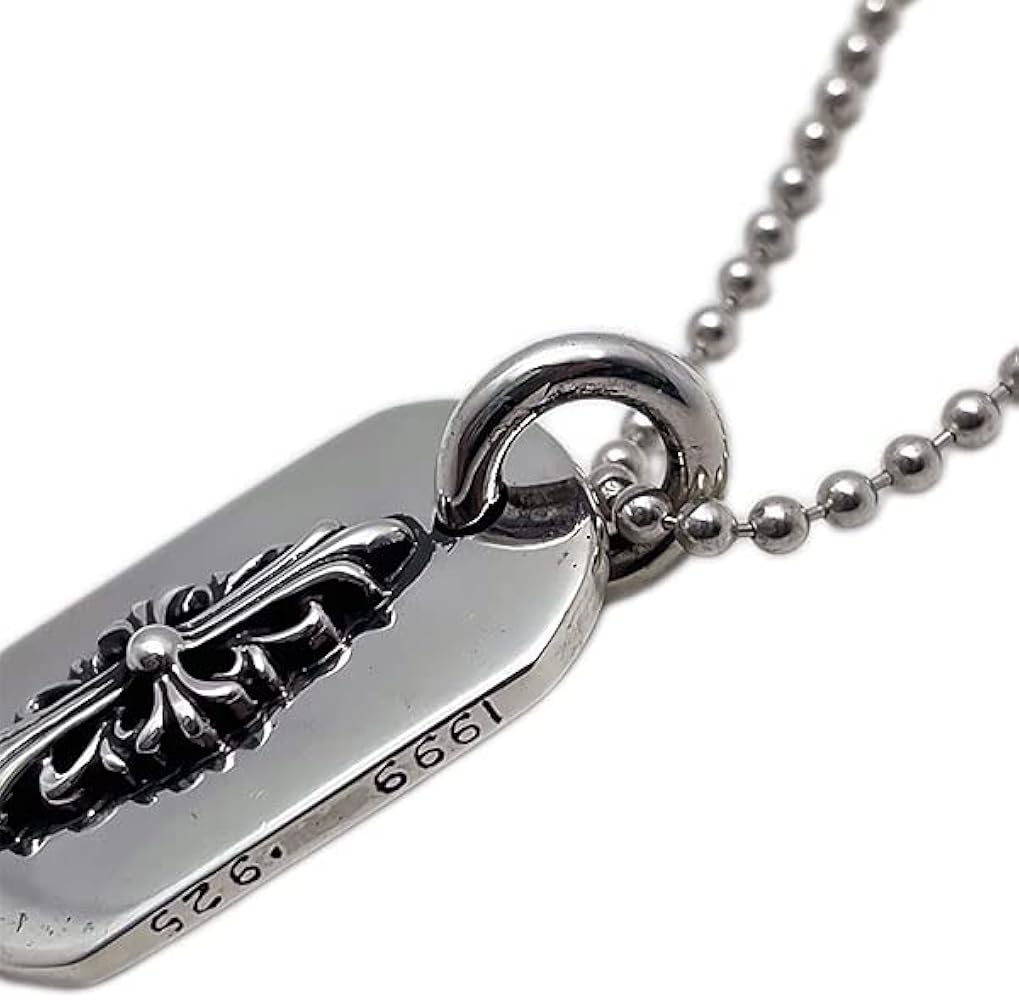 Amazon | クロムハーツ（Chrome Hearts）ドッグタグ レイズド