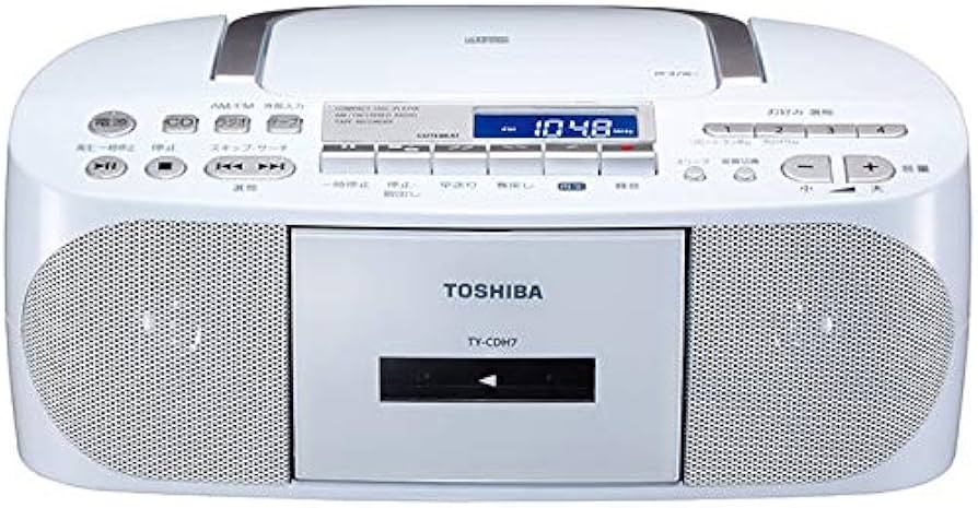Amazon.co.jp: 東芝 CDラジカセ TY-CDH7 ホワイト : 家電＆カメラ