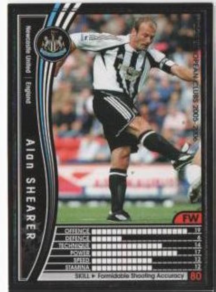 Amazon.co.jp: WCCF/05-06/ニューカッスル・ユナイテッド/黒/080